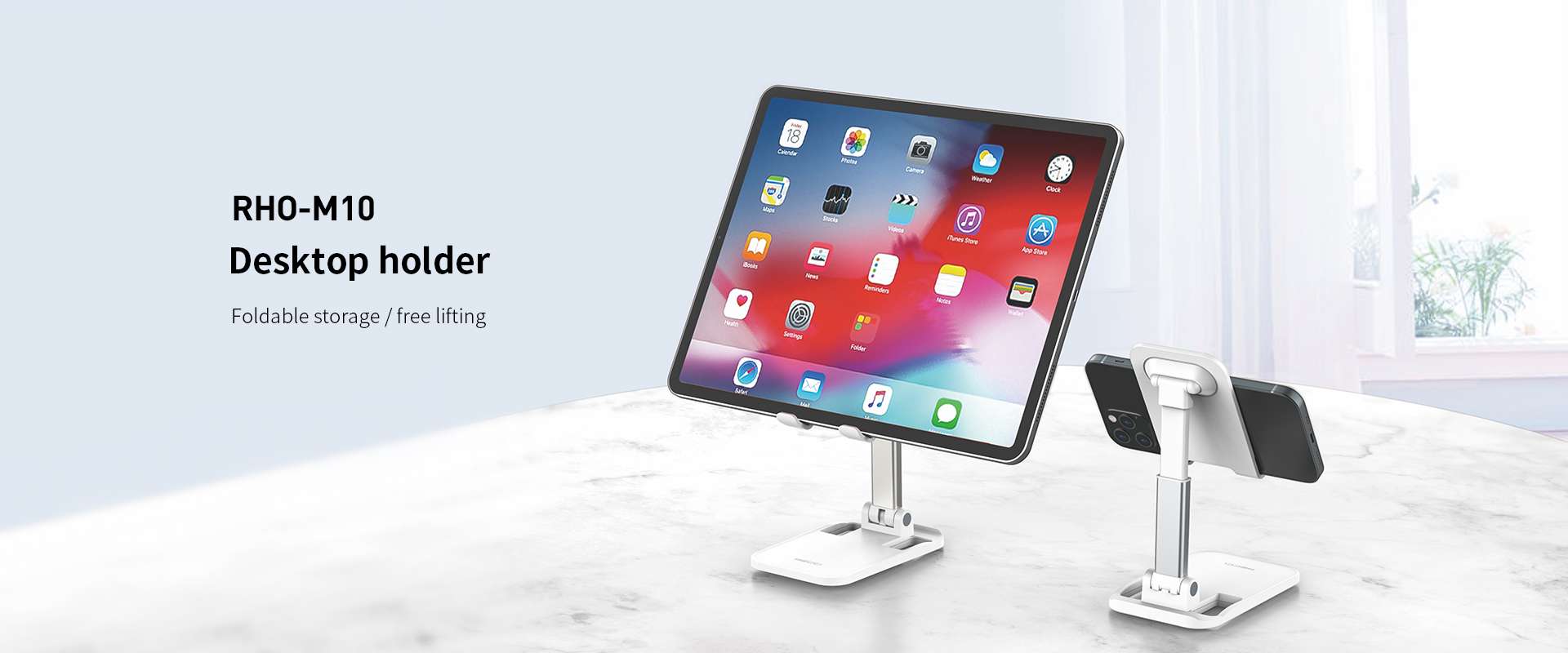 Recci RHOM10 Mobile, Tablet , iPad Desk Stand 3RAFOTY STORE