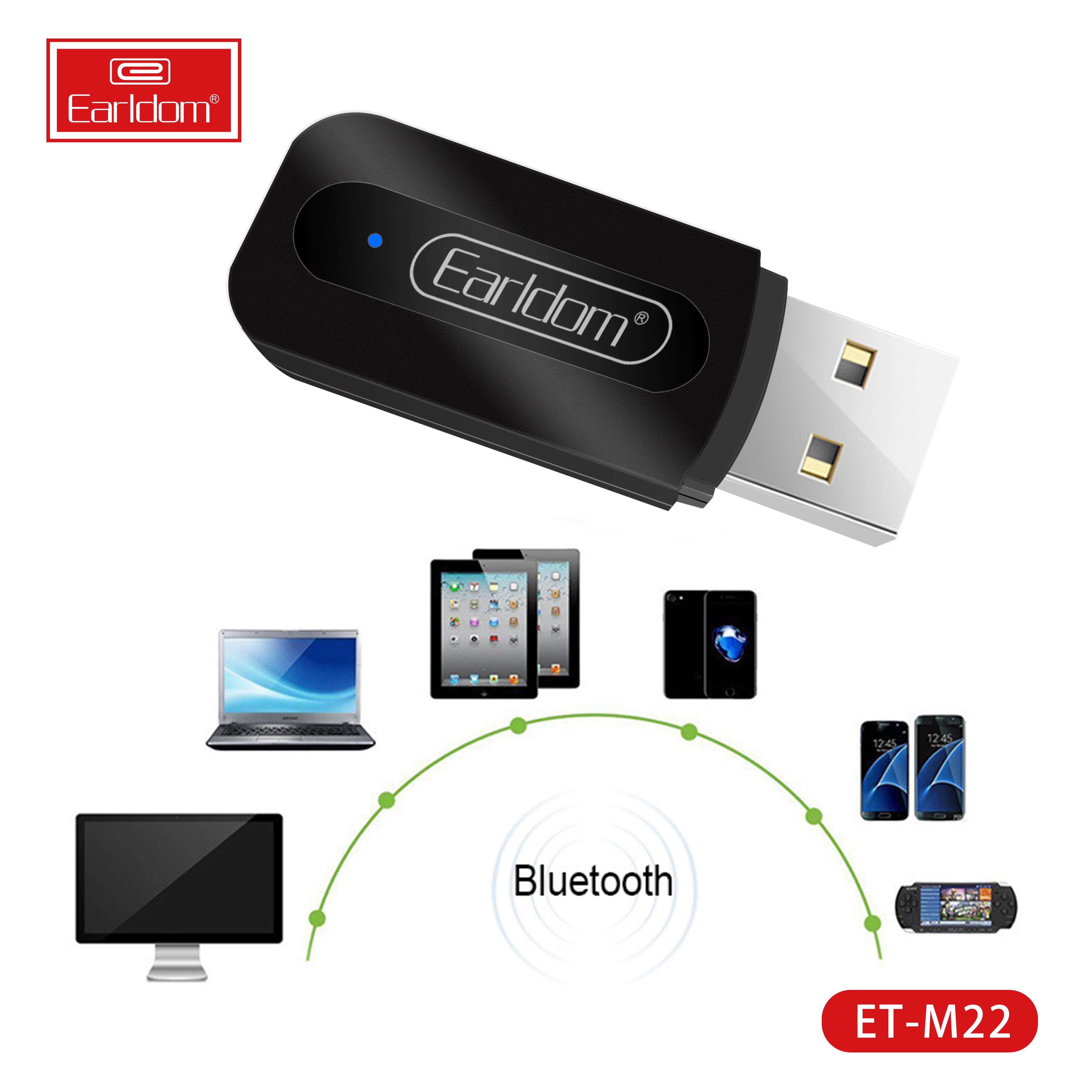 Earldom ETM22 Bluetooth Receiver To Convert Headphones to Wireless