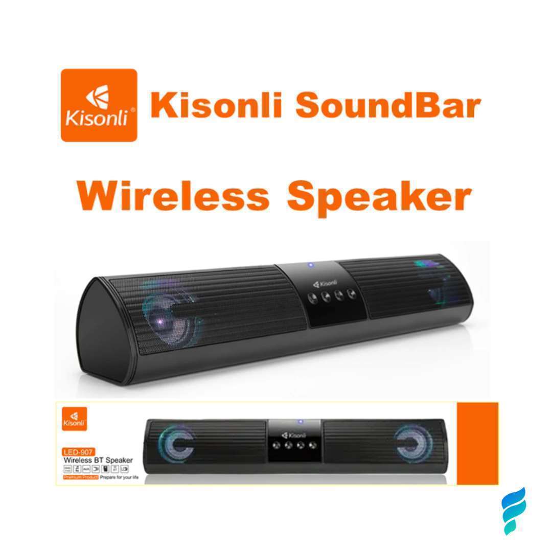 Kisonli LED907 Bluetooth Speaker 3RAFOTY STORE
